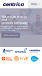 Mobile Screenshot of centrica.com